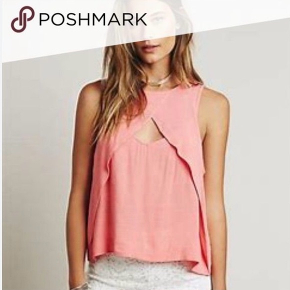 Free People Tops - Free People Coral Tank Top